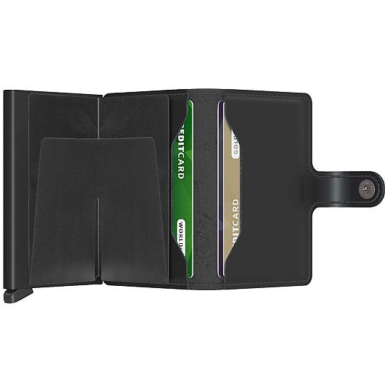 SECRID MINIWALLET CUBIC BLACK-TITANIUM  (AUF WUNSCH MIT GRAVUR)