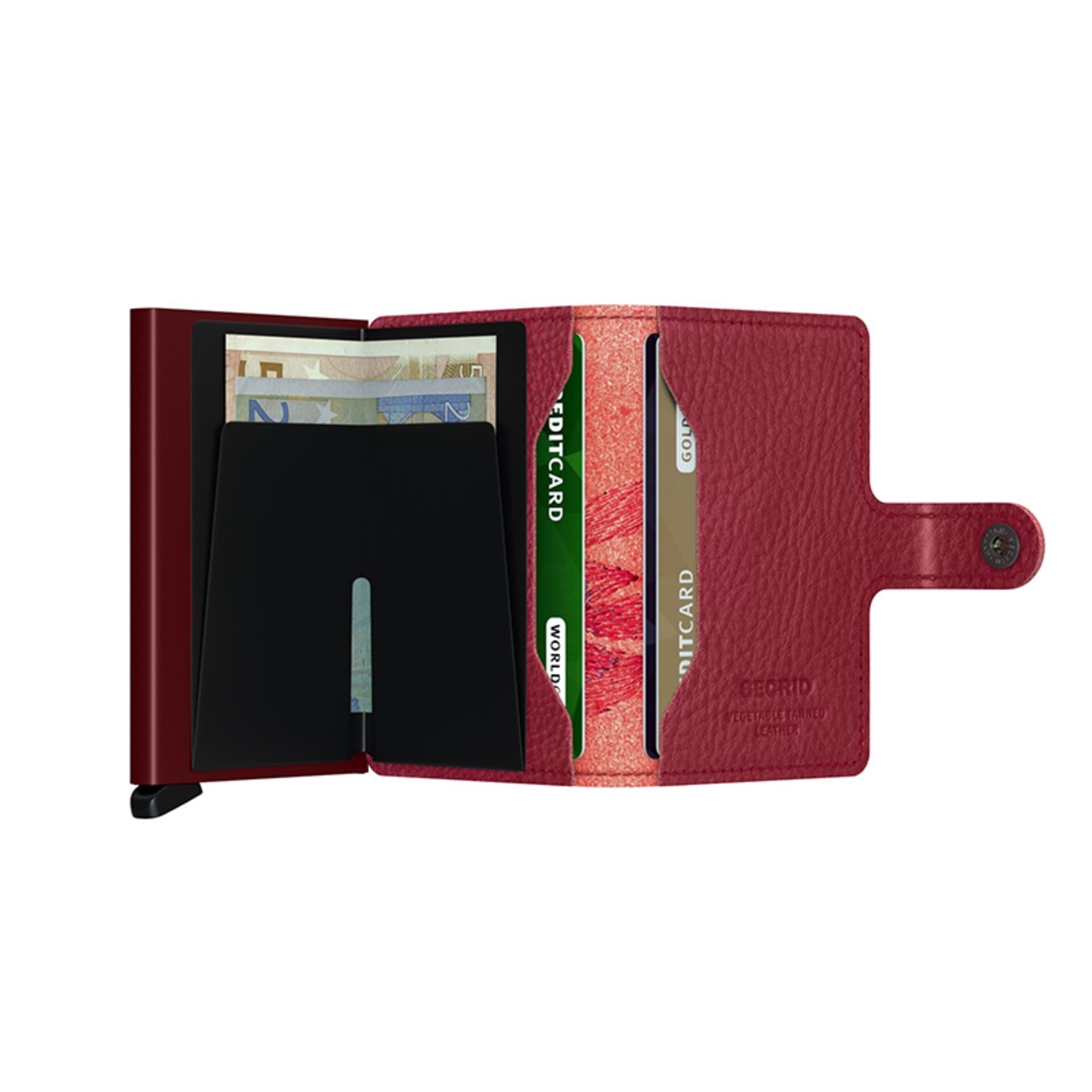 SECRID MINIWALLET CUBIC BLACK-TITANIUM  (AUF WUNSCH MIT GRAVUR)