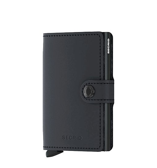 SECRID MINIWALLET CUBIC BLACK-TITANIUM  (AUF WUNSCH MIT GRAVUR)