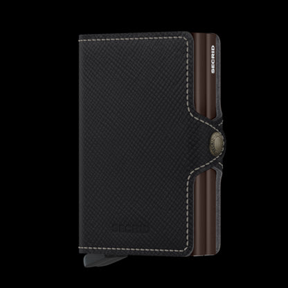 SECRID MINIWALLET CUBIC BLACK-TITANIUM  (AUF WUNSCH MIT GRAVUR)
