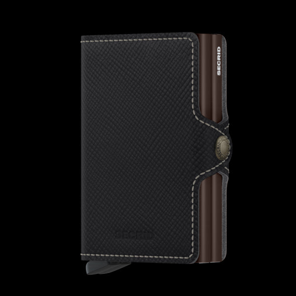 SECRID MINIWALLET CUBIC BLACK-TITANIUM  (AUF WUNSCH MIT GRAVUR)