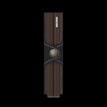 SECRID MINIWALLET CUBIC BLACK-TITANIUM  (AUF WUNSCH MIT GRAVUR)