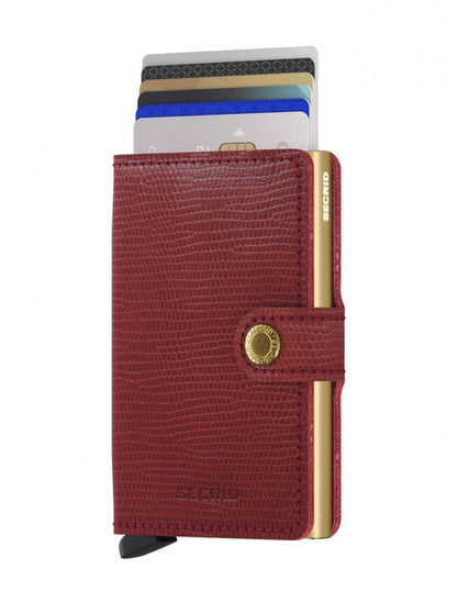 SECRID MINIWALLET CUBIC BLACK-TITANIUM  (AUF WUNSCH MIT GRAVUR)