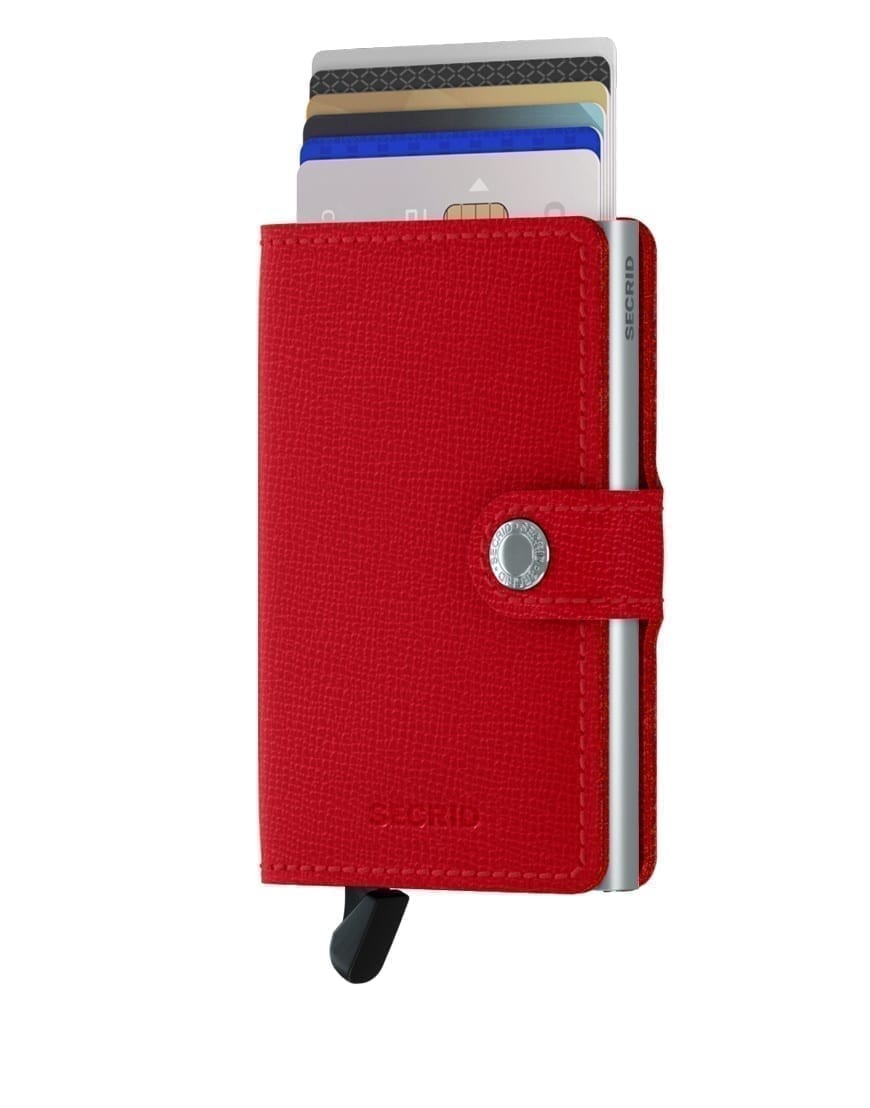 SECRID MINIWALLET CUBIC BLACK-TITANIUM  (AUF WUNSCH MIT GRAVUR)