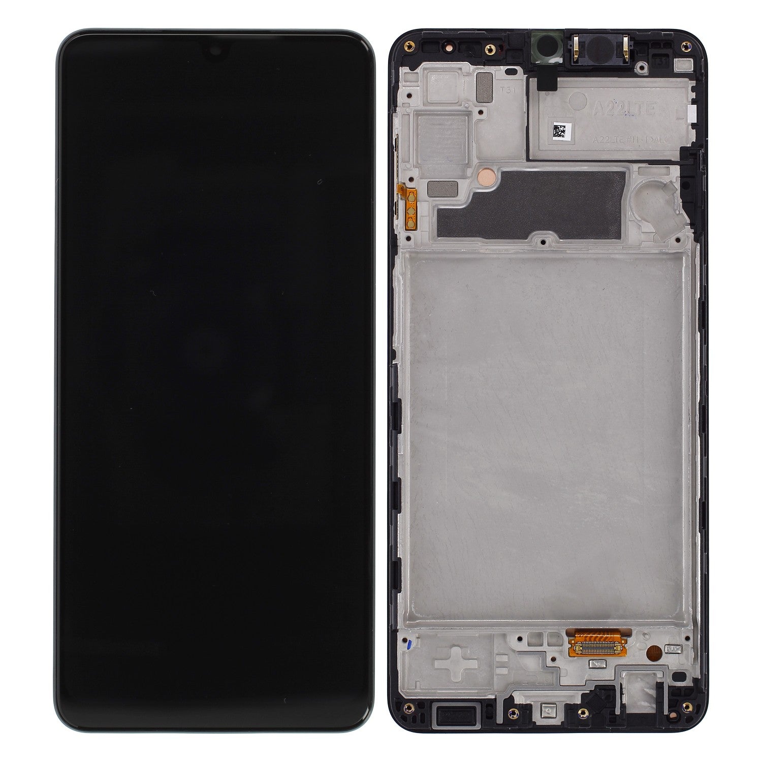 Samsung Galaxy A22 A225F LCD Display, Schwarz (ohne Akku) Serviceware