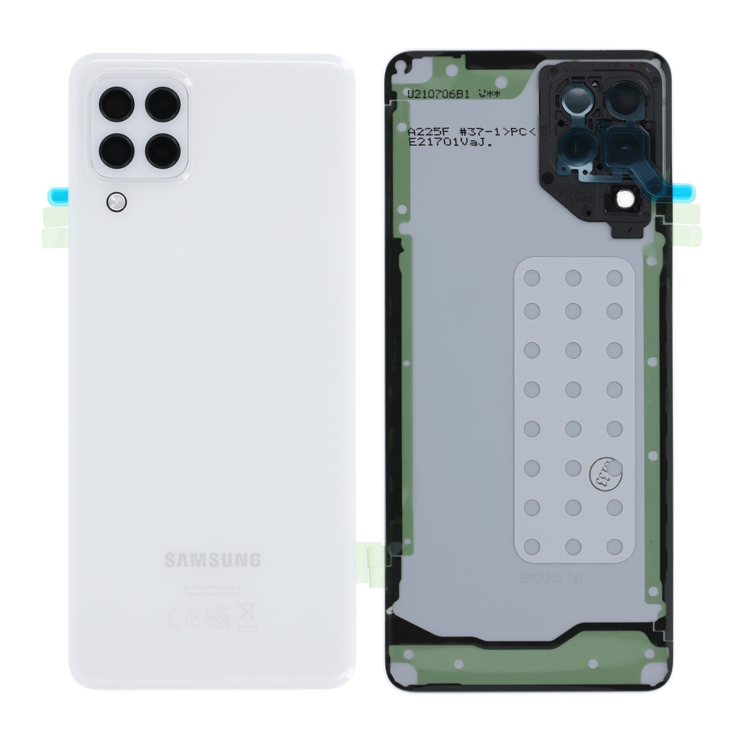 Samsung Galaxy A22 A225F Akkudeckel, Weiß Serviceware