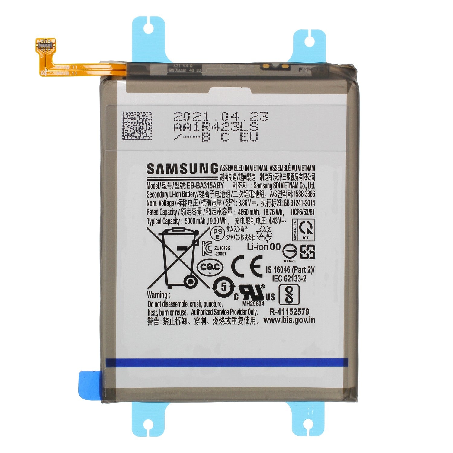 Samsung Galaxy A22 A225F / A32 A325F Akku EB-BA315ABY Serviceware