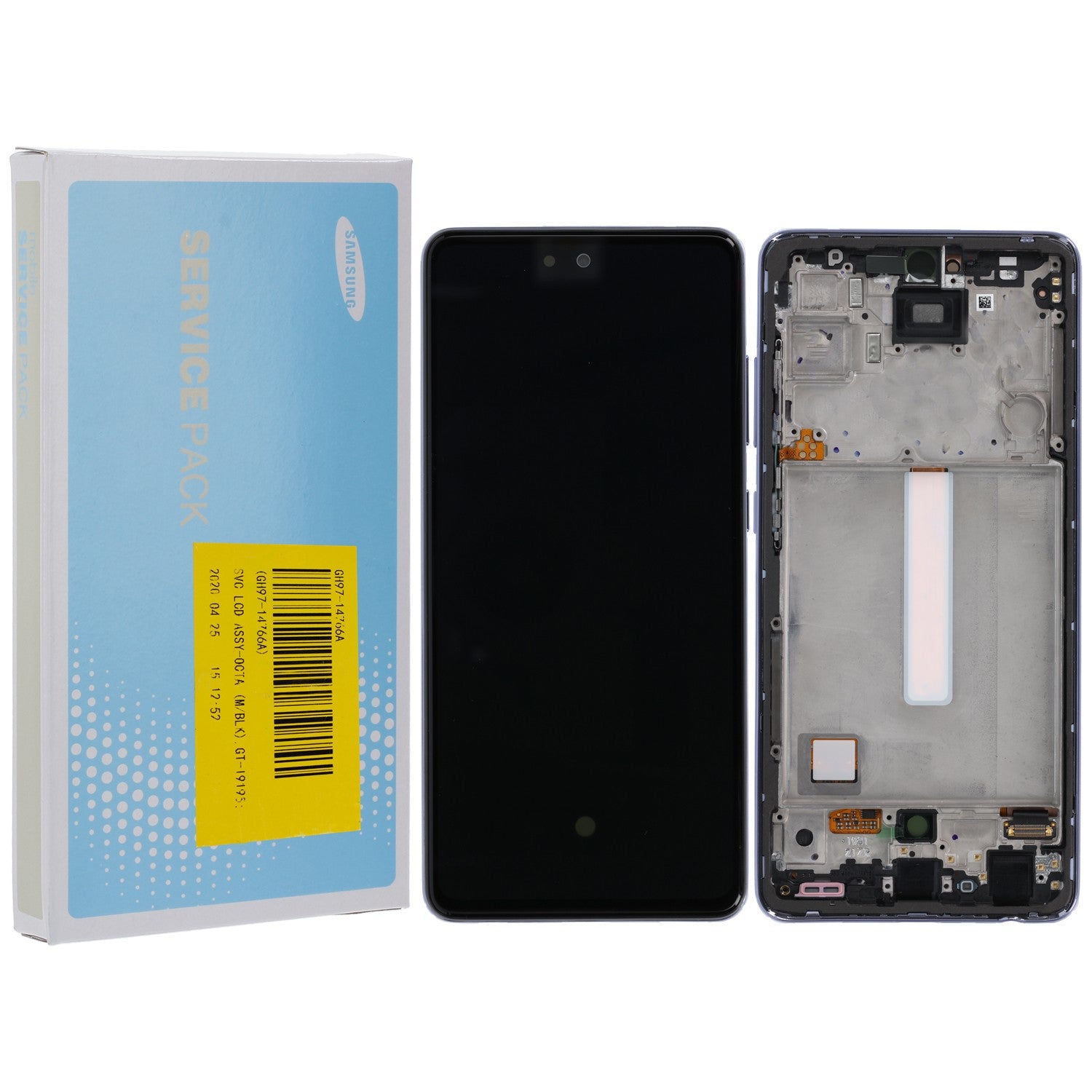 Samsung Galaxy A52 A525F / A52 5G A526B LCD Display, Violett Serviceware (ohne Akku)