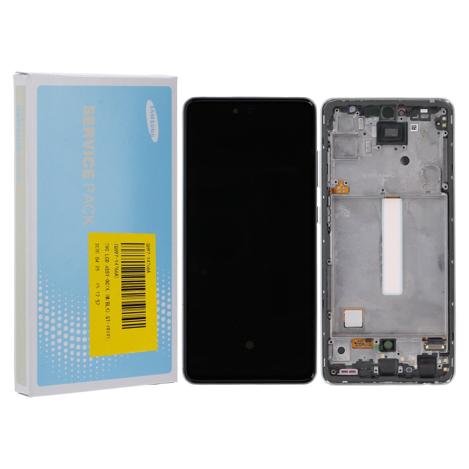 Samsung Galaxy A52 A525F / A52 5G A526B LCD Display, Weiß Serviceware (ohne Akku)