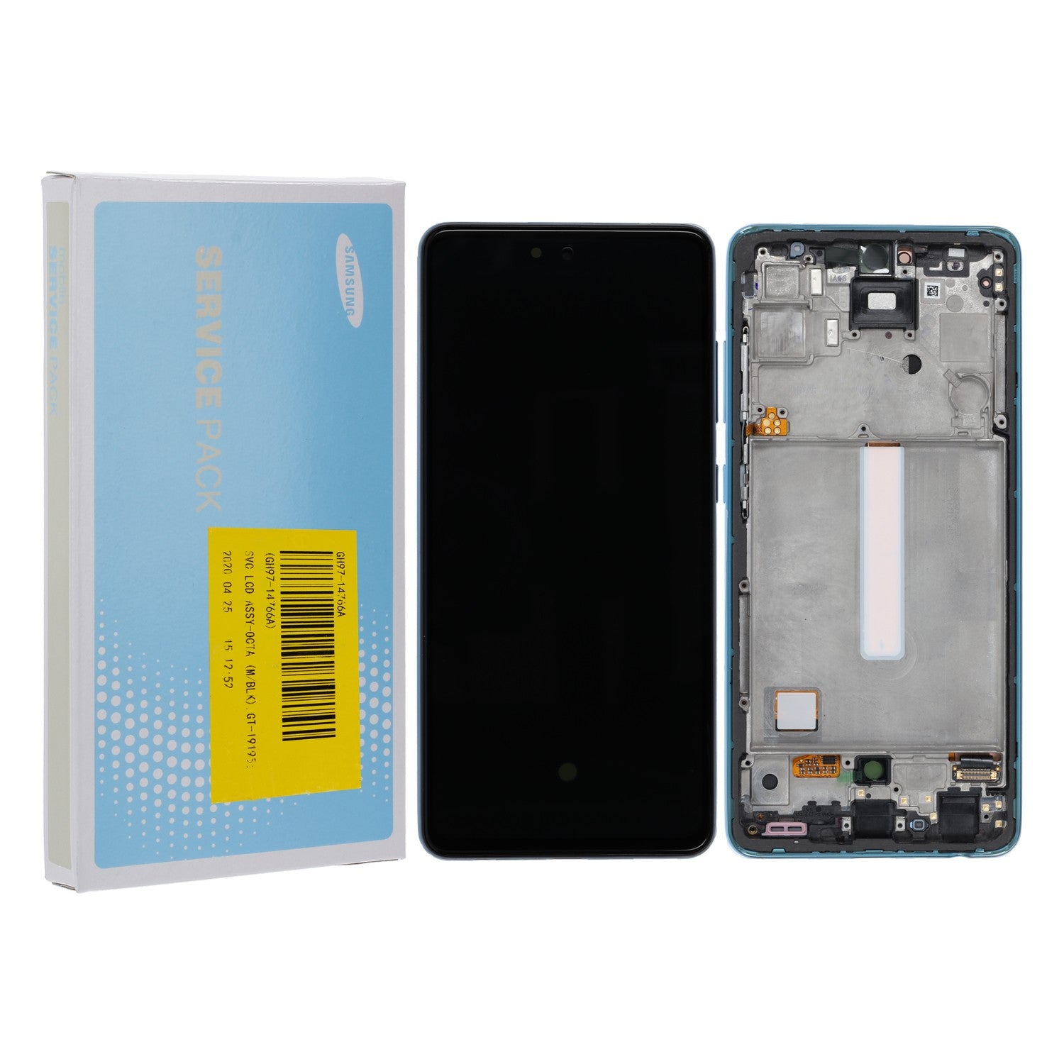 Samsung Galaxy A52 A525F / A52 5G A526B LCD Display, Blau Serviceware (ohne Akku)