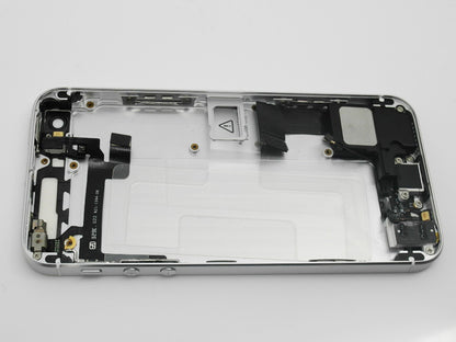 iPhone 5S SE Umbauset Backcover Middle Frame Akkudeckel Silber