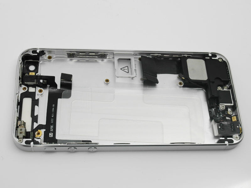 iPhone 5S SE Umbauset Backcover Middle Frame Akkudeckel Silber