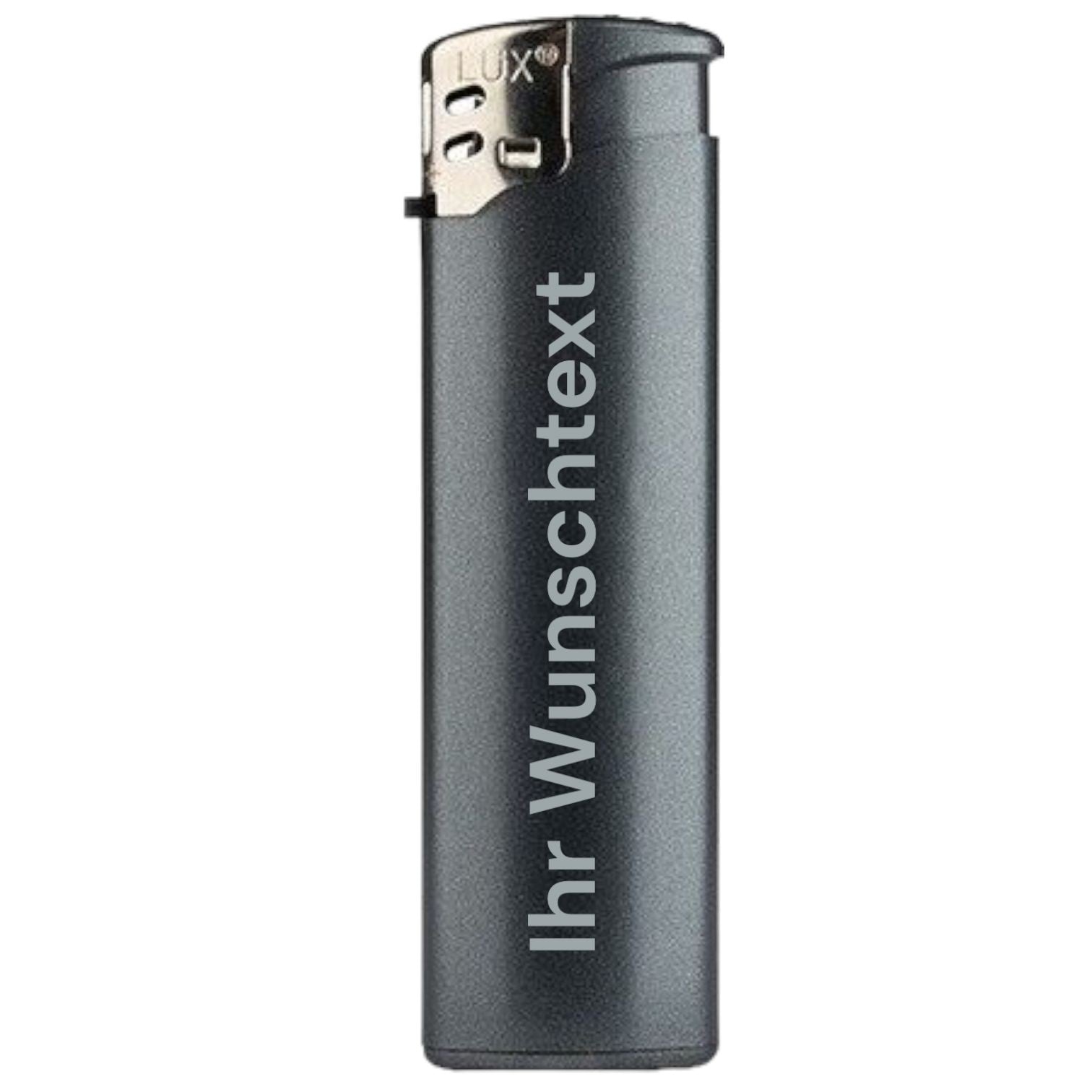 Feuerzeuge edle Metallic Serie Silber  (Auf Wunsch mit Gravur)
