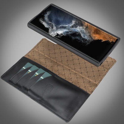 BOULETTA MAGNETISCH ABNEHMBARE LEDERHÜLLE FÜR SAMSUNG GALAXY S23 Ultra - Schwarz