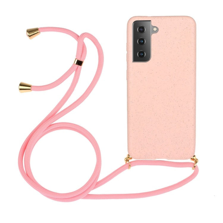 Samsung Galaxy S23 Ultra 5G Necklace Silikon Case + Handykette Rosegold
