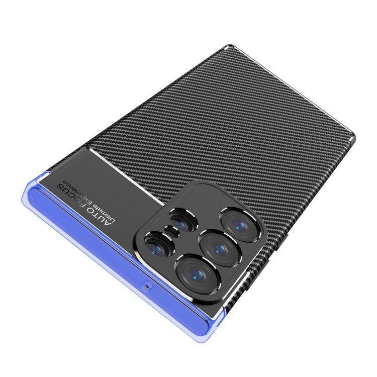 Samsung Galaxy S23 Ultra Carbon Fiber TPU Case Schwarz