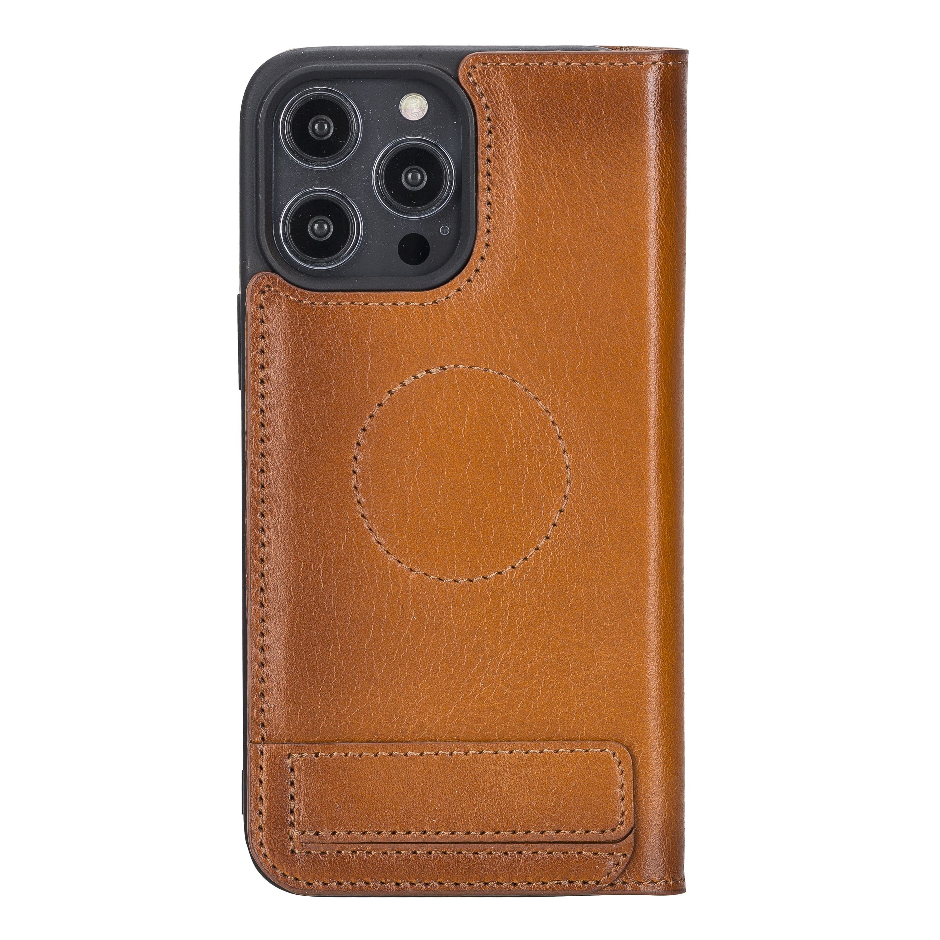 iPhone 14 Pro Bouletta Brooks Leder Slim Etui Tan