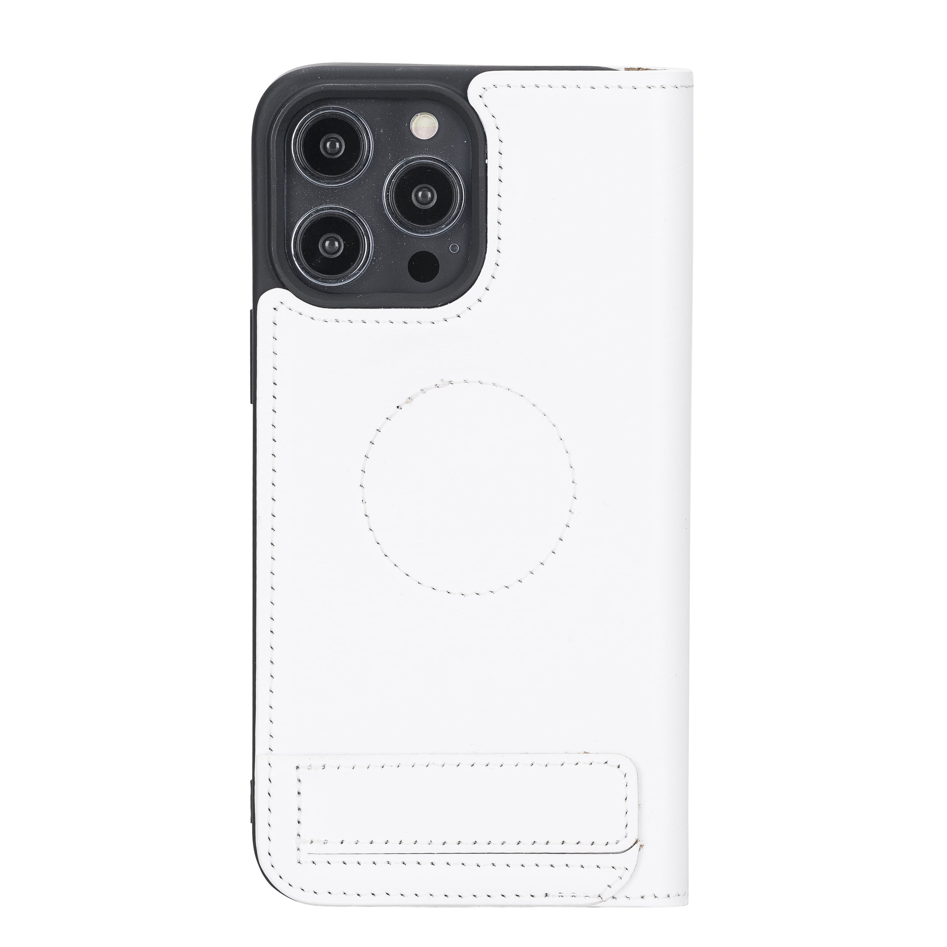 iPhone 14 Pro Max Bouletta Brooks Leder Slim Etui Weiss