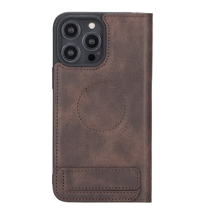 iPhone 14 Pro Max Bouletta Brooks Leder Slim Etui Braun