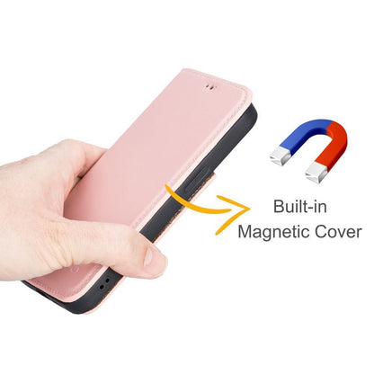 iPhone 13 Pro  Bouletta Brooks Leder Slim Etui Rosa