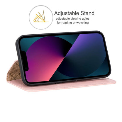 iPhone 13 Pro  Bouletta Brooks Leder Slim Etui Rosa