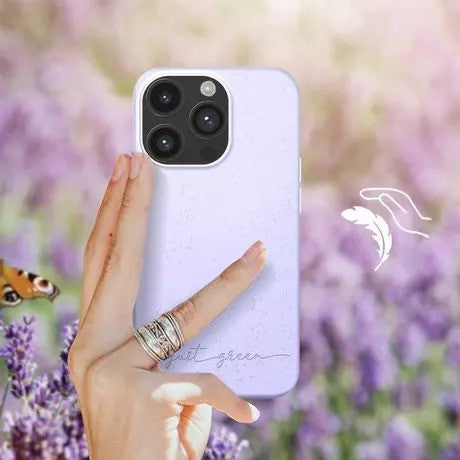 Apple iPhone 14 Pro 100% biologisch abbaubare Handyhülle von Just Green – Lila