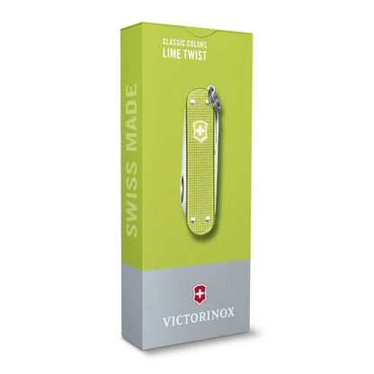 Victorinox Classic SD Alox Electric Lime Twist mit Gratis Gravur 0.6221.241G