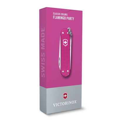 Victorinox Classic SD Alox Flamingo Party mit Gratis Gravur 0.6221.251G