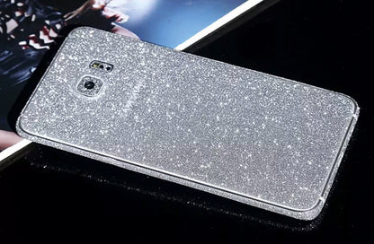 Samsung s6 Edge Plus Silber Bling Aufkleber Folie Sticker Skin