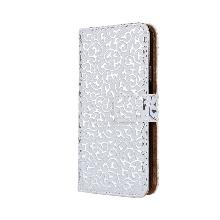 Weiss Edel Flip Case Tasche Kreditkartefach iPhone 6+ 6S+