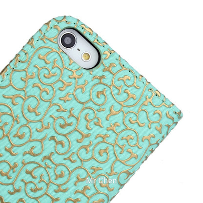 Grün Edel Flip Case Kreditkartefach iPhone 6+ 6S+