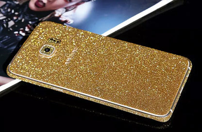 Samsung s6 Edge Gold Bling Aufkleber Folie Sticker Skin