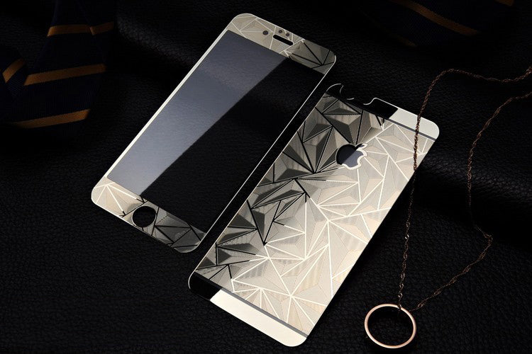 Gold Luxus 3D Panzer Glas Folie iPhone 6 Plus/6s Plus
