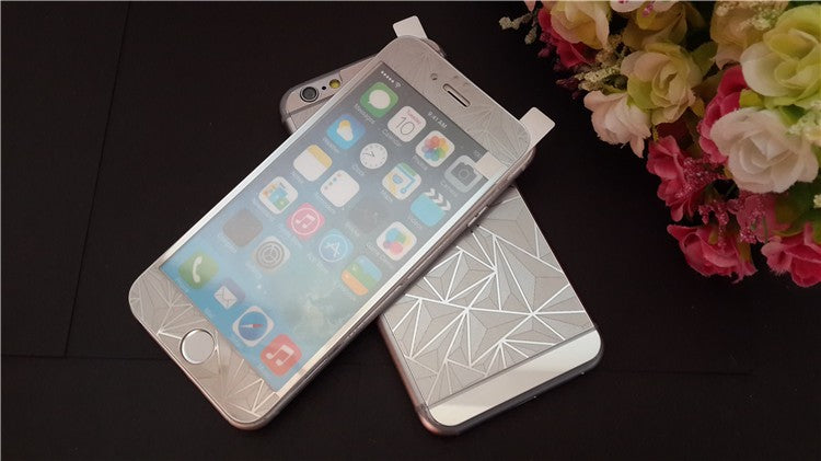 Rosa Luxus 3D Panzer Glas Folie iPhone 6/6s