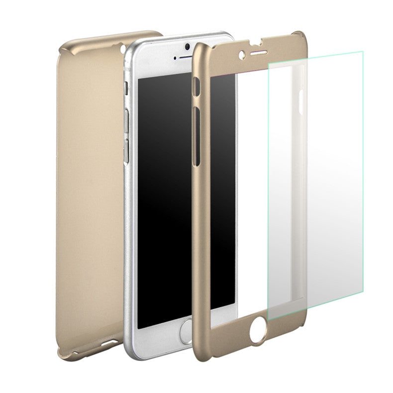 Gold iPhone 360° Full Cover iphone 6 Plus 6S Plus Panzerglas