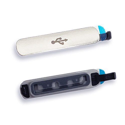 Silber USB Abdeckung Deckel Cover Kappe Dichtung Klappe
