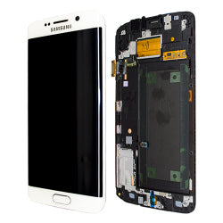 Original LCD Display Samsung G925F Galaxy S6 Edge Weiss