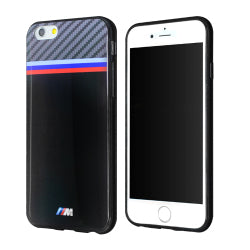BMW TPU Case Tricolor iPhone 6, 6s Black/ Carbon