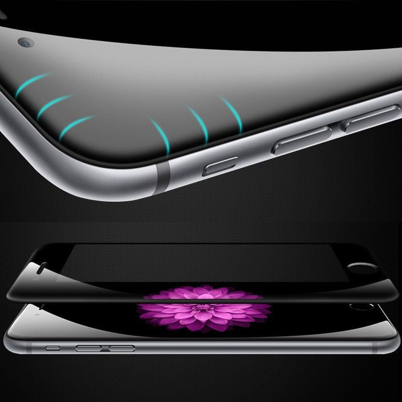 3D Full 9H Panzerglas Tempered Folie iPhone 6 6s Schwarz