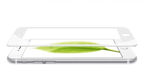 3D Full 9H Panzerglas Tempered Folie iPhone 6 6S weiss