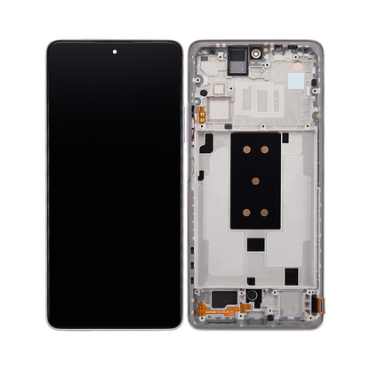 Xiaomi 11T, 11T Pro 5G Display And Digitizer With Frame Moonlight White OEM