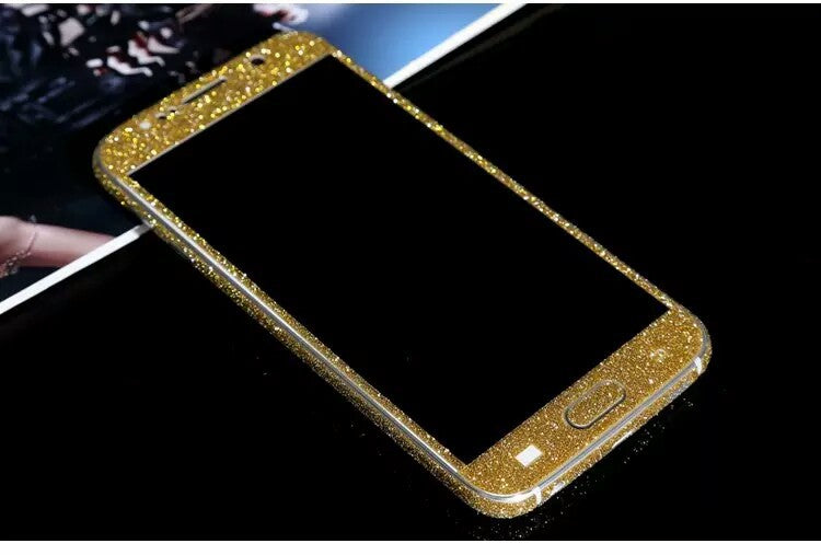Samsung s6 Gold Bling Aufkleber Folie Sticker Skin