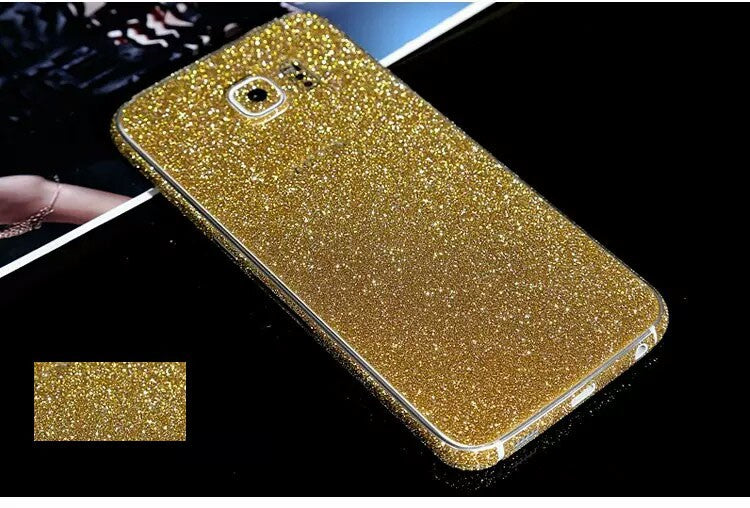 Samsung s6 Gold Bling Aufkleber Folie Sticker Skin