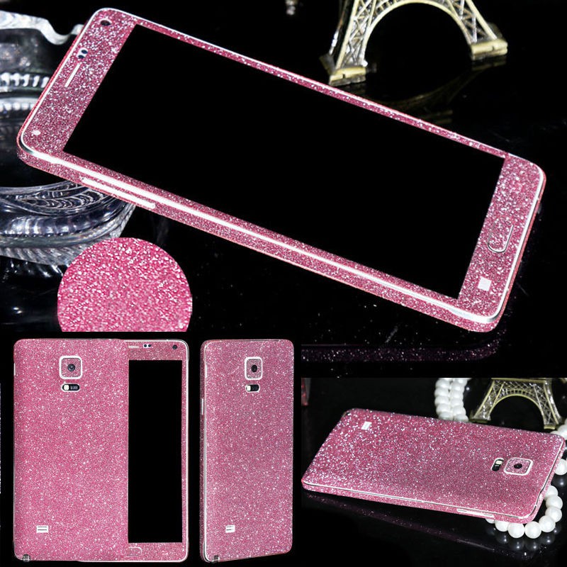 Galaxy Note 4 Pink Bling Aufkleber Folie Sticker
