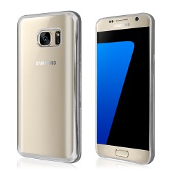 Galaxy S7 Silber Silikon TPU Hülle
