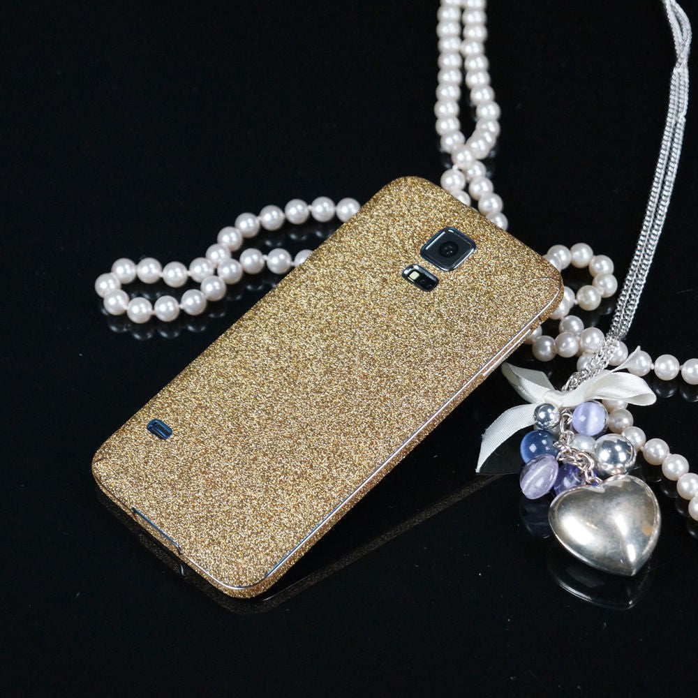 Galaxy s5 Gold Bling Aufkleber Folie Sticker Skin