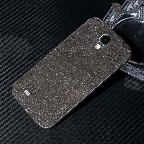 Galaxy s4 Schwarz Bling Aufkleber Folie Sticker Skin
