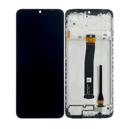 Xiaomi Redmi 10C Display und Digitizer mit Rahmen, Graphitgrau (OEM)