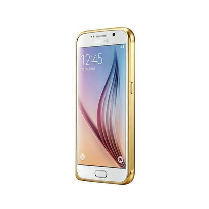 Galaxy S6 Gold LUXUS Aluminium Spiegel Bumper
