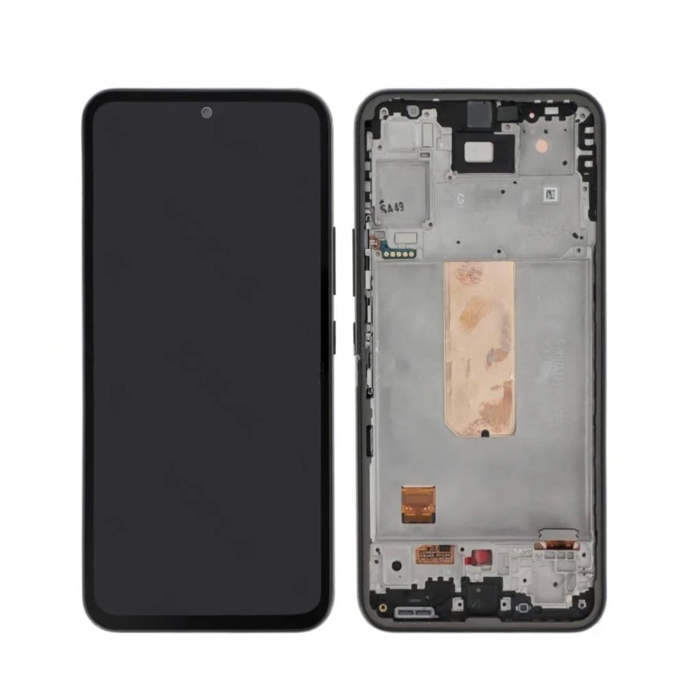 Samsung Galaxy A54 5G Display und Digitizer mit Rahmen, weiß, Service Pack - Phonebazaar